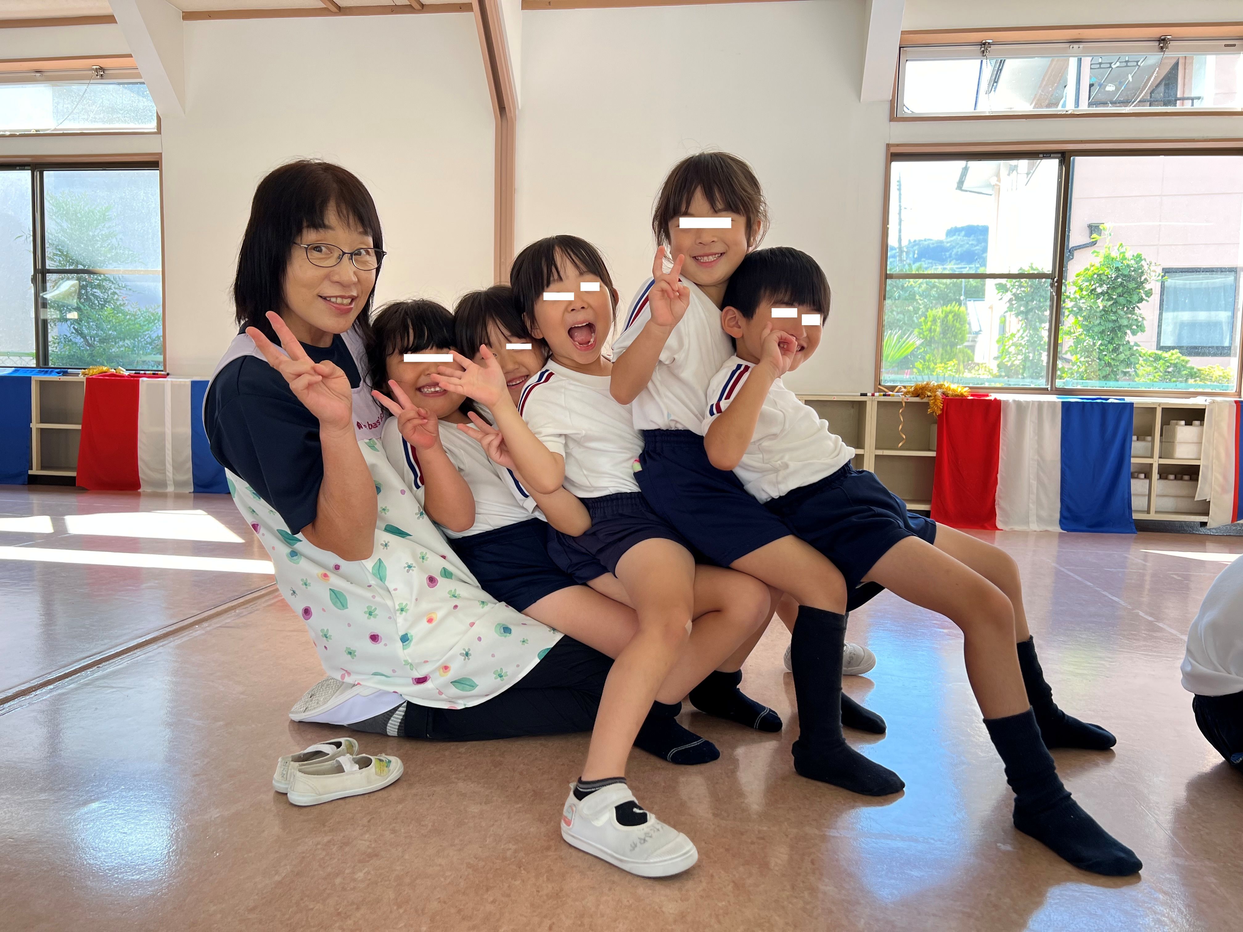 園児と園長